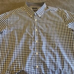 Men's Blue Checkered Shirt